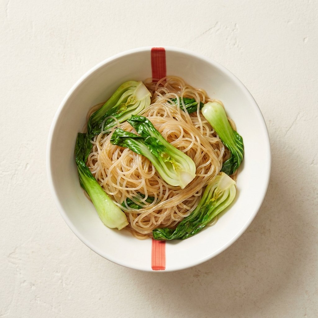 Simple glass noodle bowl